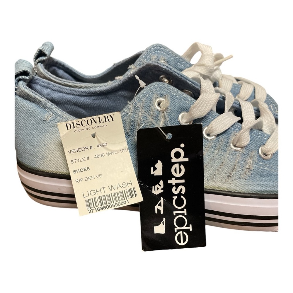 •Epicstep Denim Tennis Shoes - Picture 4 of 5